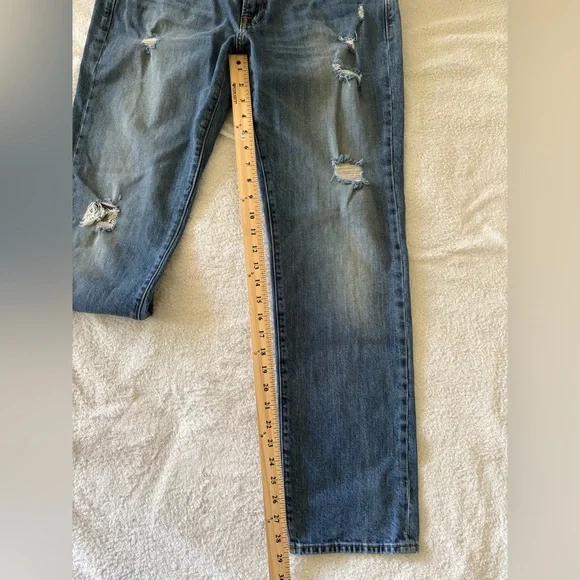 Lucky Brand Distressed Style Men’s Blue Jeans Size W33 L32 - Picture 9 of 11